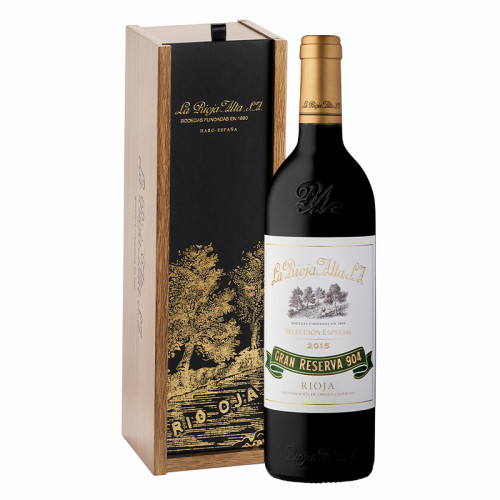 Gran Reserva 904 Selección Especial Cosecha 2015 Caja madera 1 bot. 75 cl.