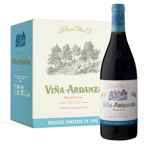 Viña Ardanza Reserva 2016 Caja de cartón 12 botellas 75 cl.