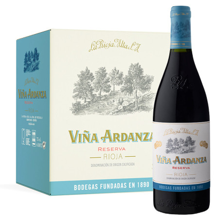 Viña Ardanza Reserva 2017 Caja cartón 12 bot. 37,5 cl.