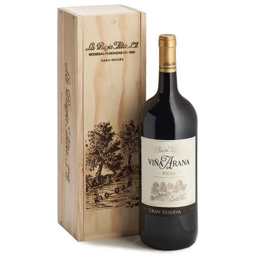 Viña Arana Gran Reserva 2016 Caja de madera 1 Botella Magnum