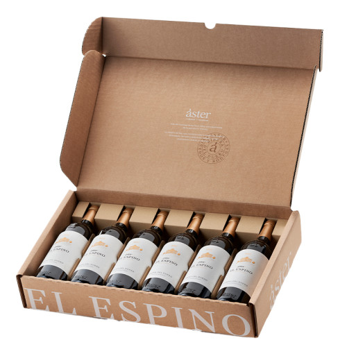 Áster El Espino 2021 Caja de cartón 6 bot. 75 cl.