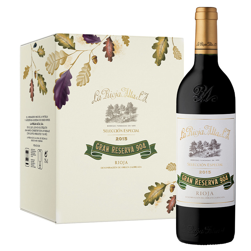 Gran Reserva 904 "Selección Especial" Cosecha 2015 Caja de cartón 6 botellas 75 cl.