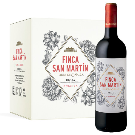 Finca San Martín Crianza 2021 Caja cartón 6 bot.75 cl.