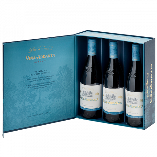 Viña Ardanza Reserva 2019 Caja de cartón 3 botellas 75 cl.